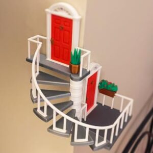 Rudrila Floating Spiral Staircase Wall Decor